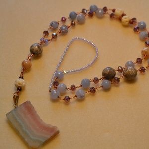 Rose Quartz Necklace!